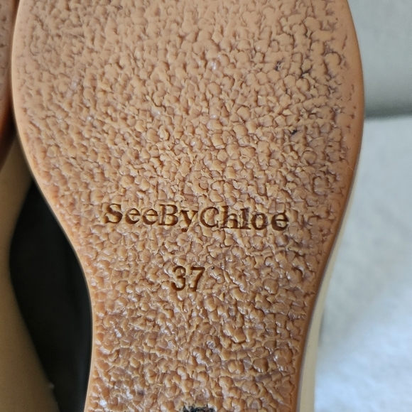 See by Chloe Suede Wedge Booties Women's size 7 - Picture 12 of 14